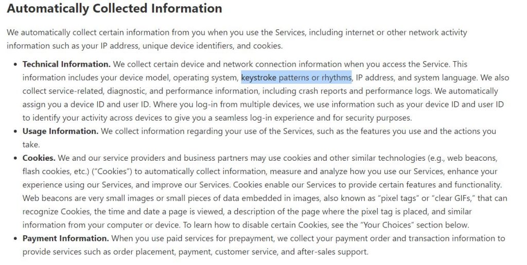 DeepSeek Privacy Policy
